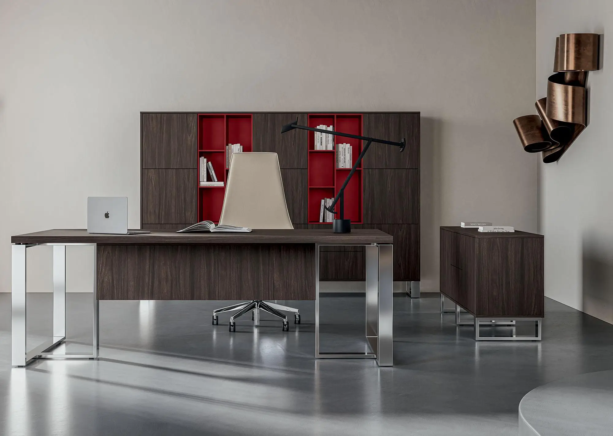 Arredamento per ufficio, scrivania direzionale kronos 1 walco.