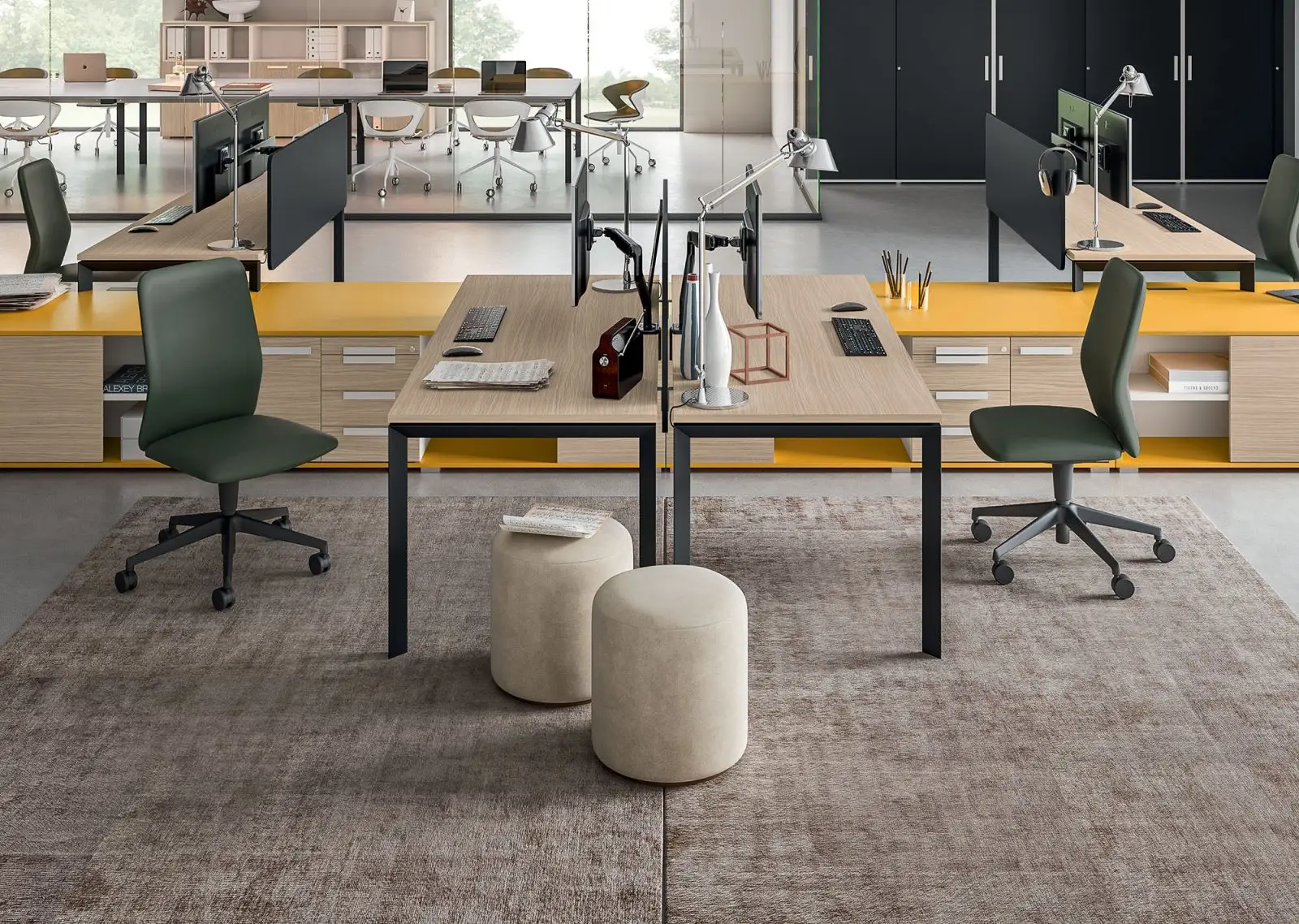 Arredamento per ufficio, scrivania operativa icor 3 walco.